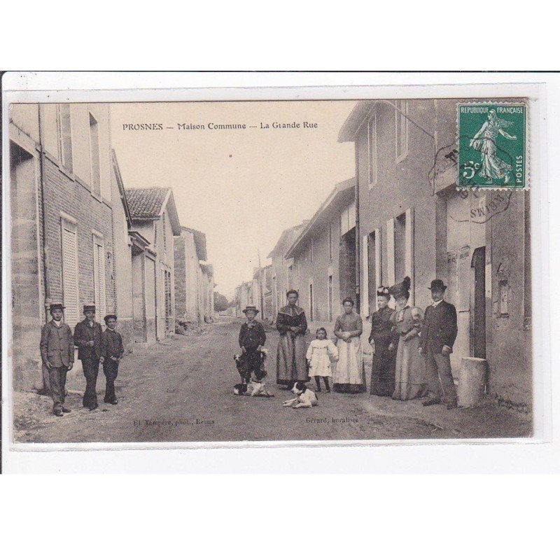 PROSNES : maison commune - la grande rue - très bon état