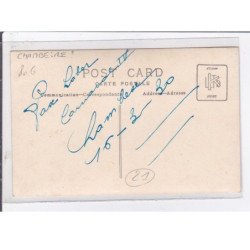 CHAMBEIRE ? : carte photo d'un char (cavalcade (PAX LABOR) en 1930 - très bon état