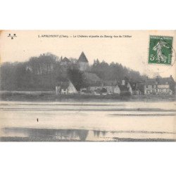 APREMONT - Le Château et partie du Bourg vus de l'Allier - très bon état
