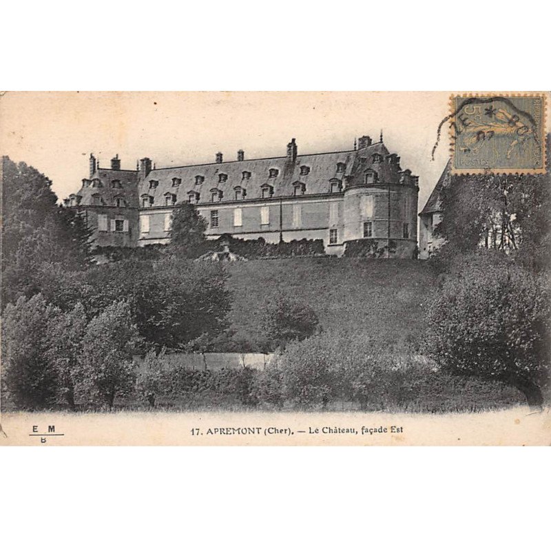 APREMONT - Le Château, façade Est - très bon état