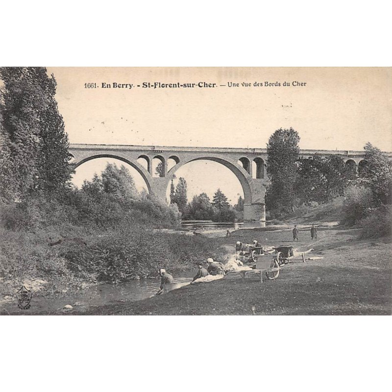 SAINT FLORENT SUR CHER - Une vue des Bords du Cher - très bon état