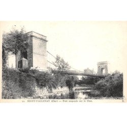 BIGNY VALLENAY - Pont suspendu sur le Cher - très bon état