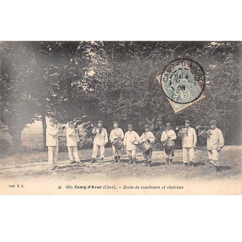 CAMP D'AVOR - Ecole de Tambours et Clairons - très bon état