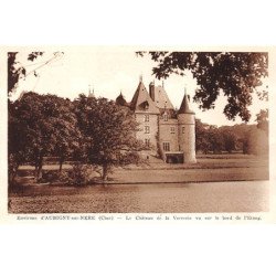 Environs d'Aubigny sur Nère - Le Château de la Verrerie vu sur le bord de l'Etang - très bon état