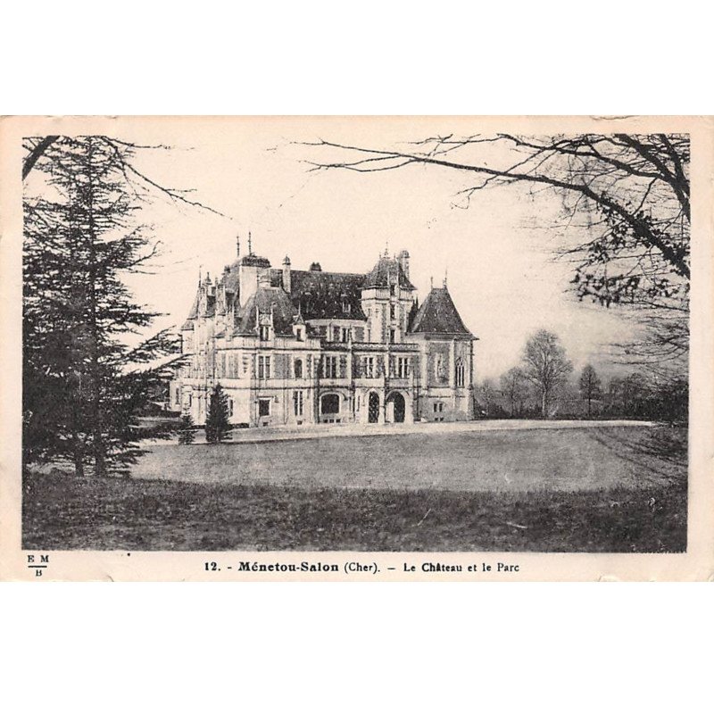 MENETOU SALON - Le Château et le Parc - état