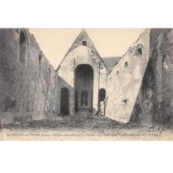 MEHUN SUR YEVRE - L'Eglise incendiée par la Foudre (11 août 1910 ) - La Grande Nef - très bon état