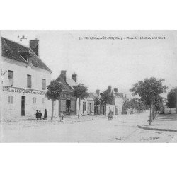 MEHUN SUR YEVRE - Place du 14 juillet, côté Nord - très bon état