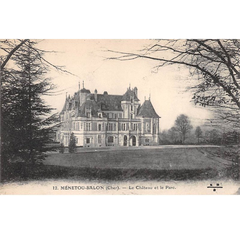 MENETOU SALON - Le Château et le Parc - très bon état