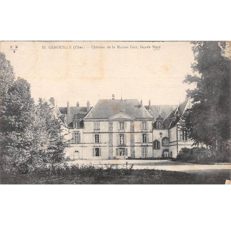 GENOUILLY - Château de la Maison Fort, façade Nord - très bon état
