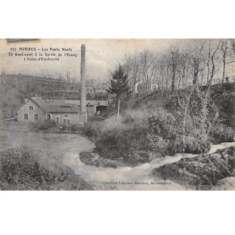 MORIEUX - Les Ponts Neufs - Le Gouëssant à la sortie de l'Etang - L'Usine d'Electricité - très bon état