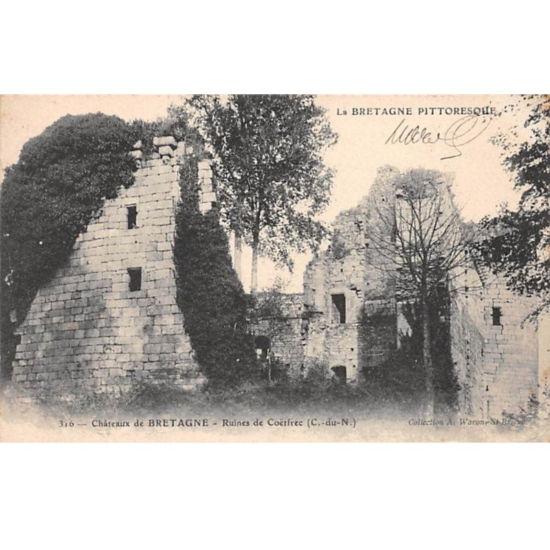 Châteaux de BRRETAGNE - Ruines de COETFREC - très bon état