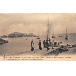 ILE DE BREHAT - Le Port Clos - L'Arrivée du Bateau de passage - très bon état