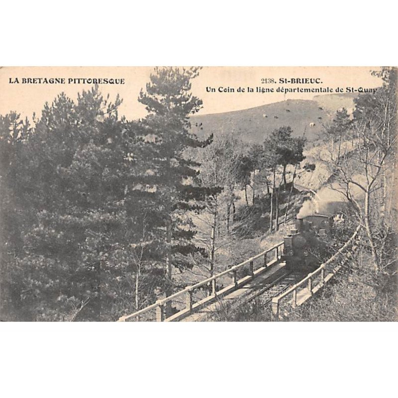 SAINT BRIEUC - Un coin de la Ligne départementale de Saint Quay - très bon état