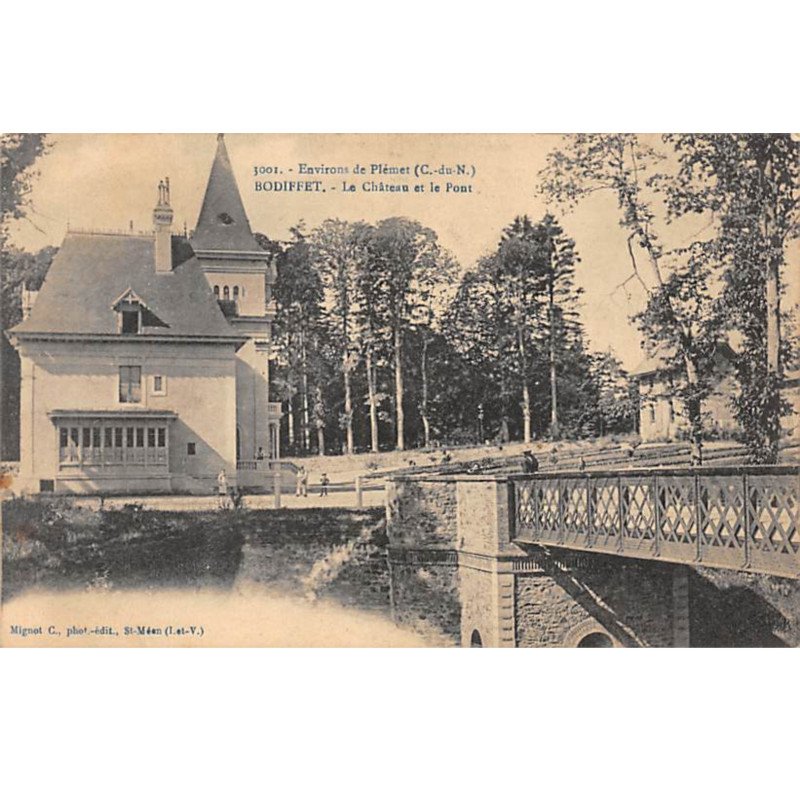BODIFFET - Le Château et le Pont - très bon état