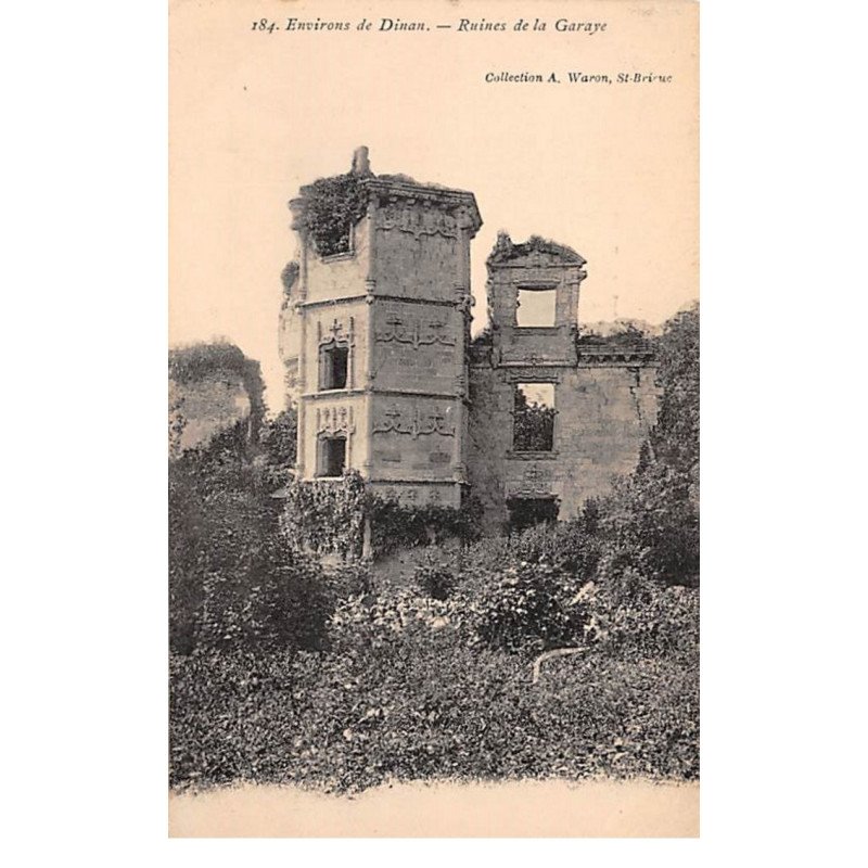 Environs de Dinan - Ruines de la Garaye - très bon état
