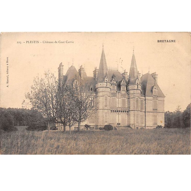 PLESTIN - Château de Coat Carric - très bon état