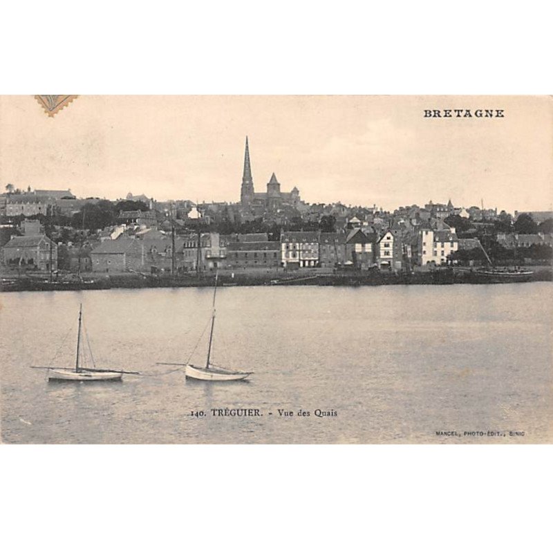 TREGUIER - Vue des Quais - très bon état