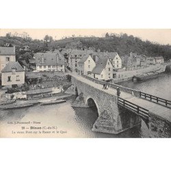 DINAN - Le vieux Pont sur la Rance et le Quai - très bon état