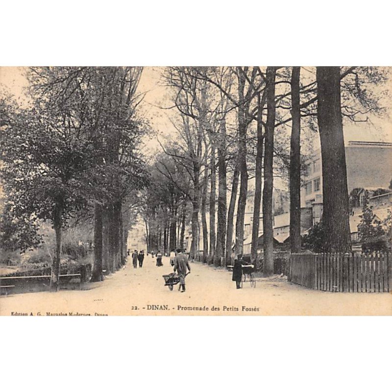 DINAN - Promenade des Petits Fossés - très bon état