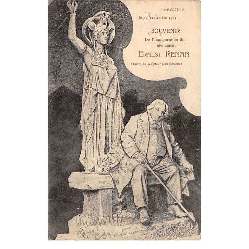 TREGUIER - 13 déccembre 1903 - Souvenir de l'inauguration du monument Ernest Renan - très bon état TREGUIER - 13 déccembre 1903 - Souvenir de l'inauguration du monument Ernest Renan - très bon état