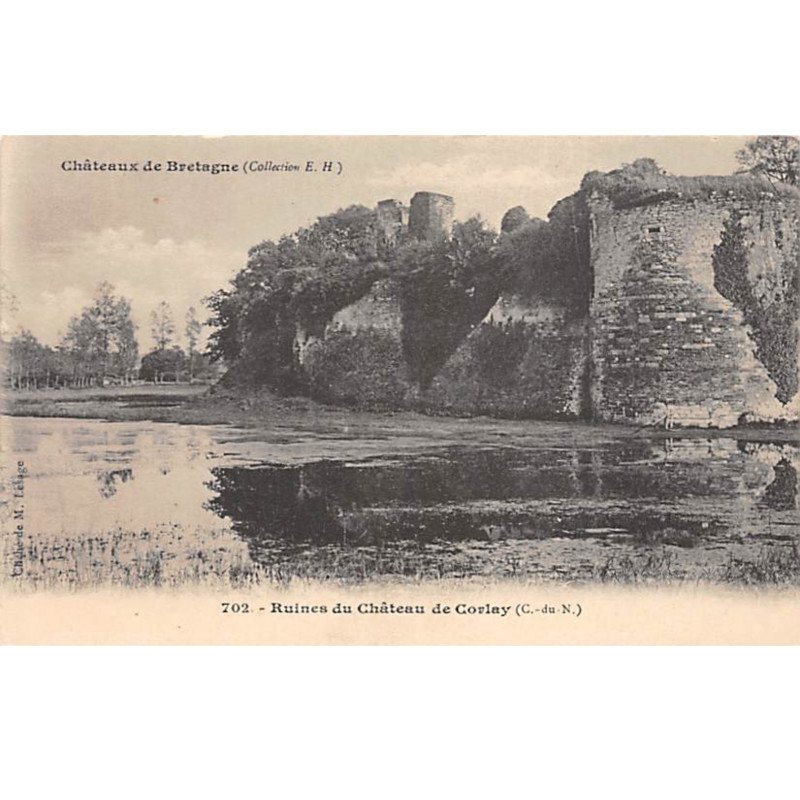 Ruines du Château de CORLAY - très bon état