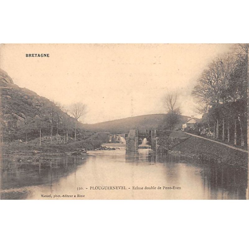 PLOUGUERNEVEL - Ecluse double de Pont Even - très bon état