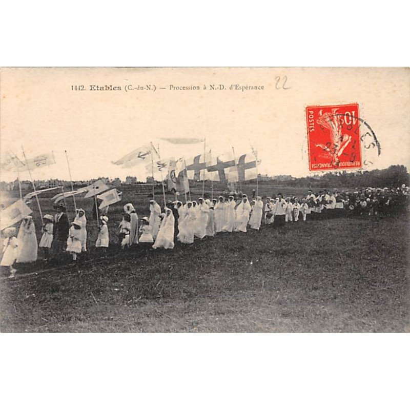 ETABLES - Procession à N. D. d'Espérance - très bon état