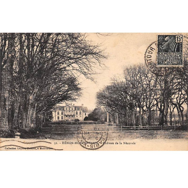 HENON MONCONTOUR - Château de la Néauvais - très bon état