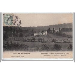 LA HAUTE MARNE : MORTEAU : la plus petite commune de France - vue générale - 11 habitants - 4 électeurs - très bon état