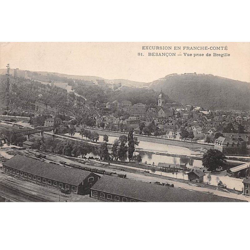 BESANCON - Vue prise de Bregille - très bon état