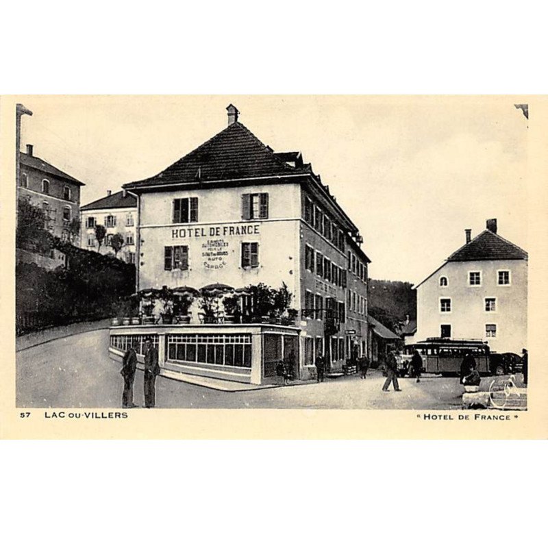 LAC OU VILLERS - Hôtel de France - très bon état