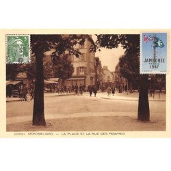 MONTBELIARD - La Place et la Rue des Febvres - très bon état