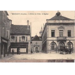QUINGEY - L'Hôtel de Ville - L'Eglise - très bon état