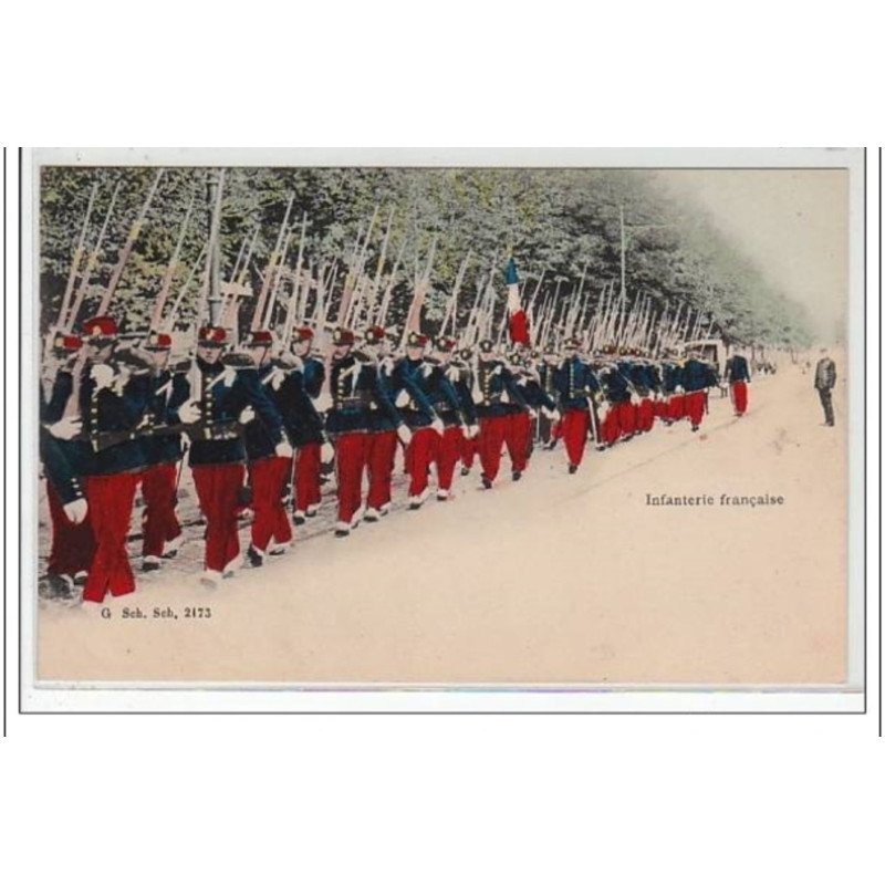 Infanterie française - MILITAIRES -  très bon état
