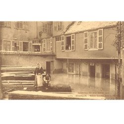 BESANCON - Inondations des 20 21 Janvier 1910 - Maison inondée - très bon état