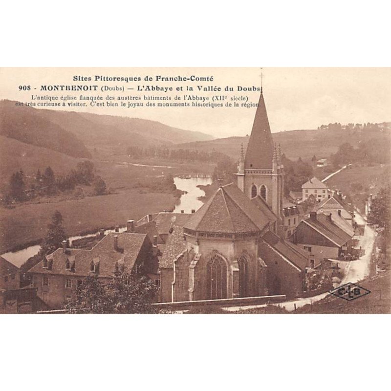 MONTBENOIT - L'Abbaye et la Vallée du Doubs - très bon état