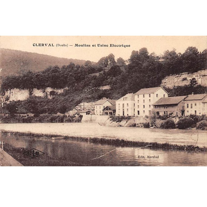 CLERVAL - Moulins et Usine Electrique - très bon état